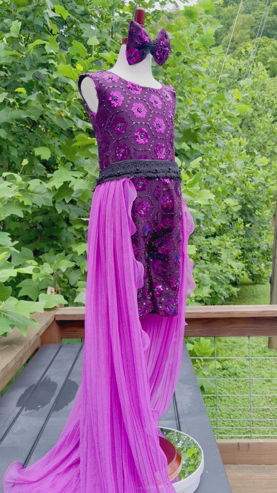 Purple Rain Fun Fashion 5/7-7/8 Corset Backed