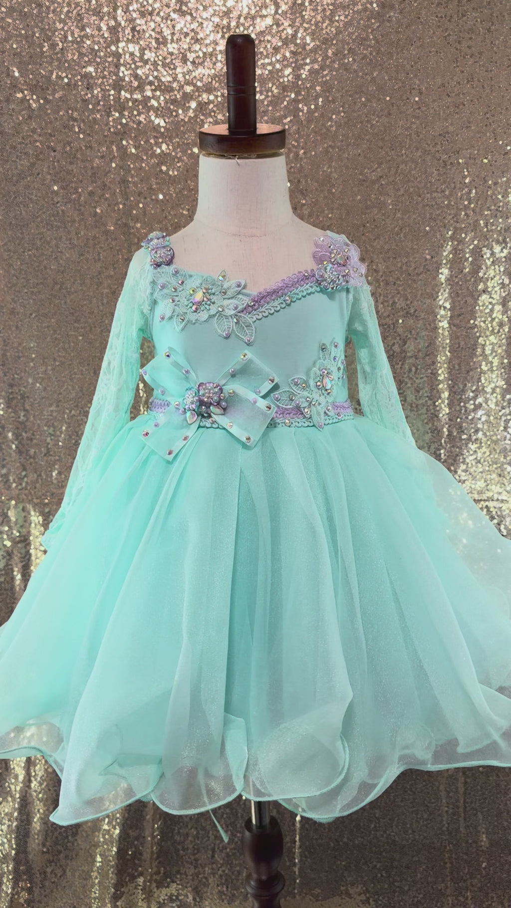 Tara Piercy - Aqua Lavender Dreams Size 2/4