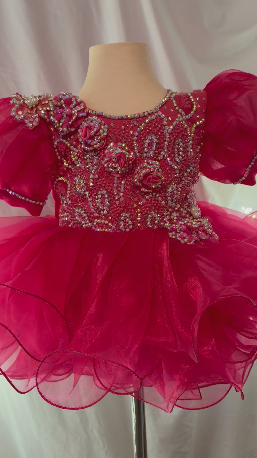 Scarlet Sparkle – High Glitz 6/12 Slim 2T