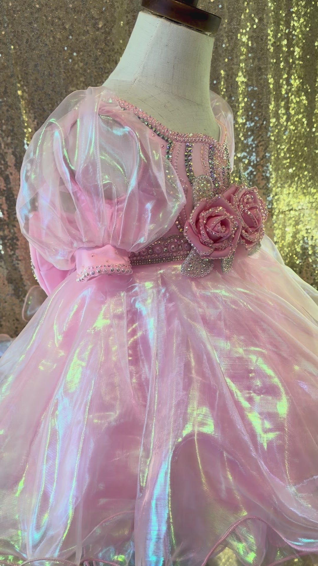 Queen’s Radiant Reign - Size 18/3 Custom by Brianna Kostner with Queen B Designs