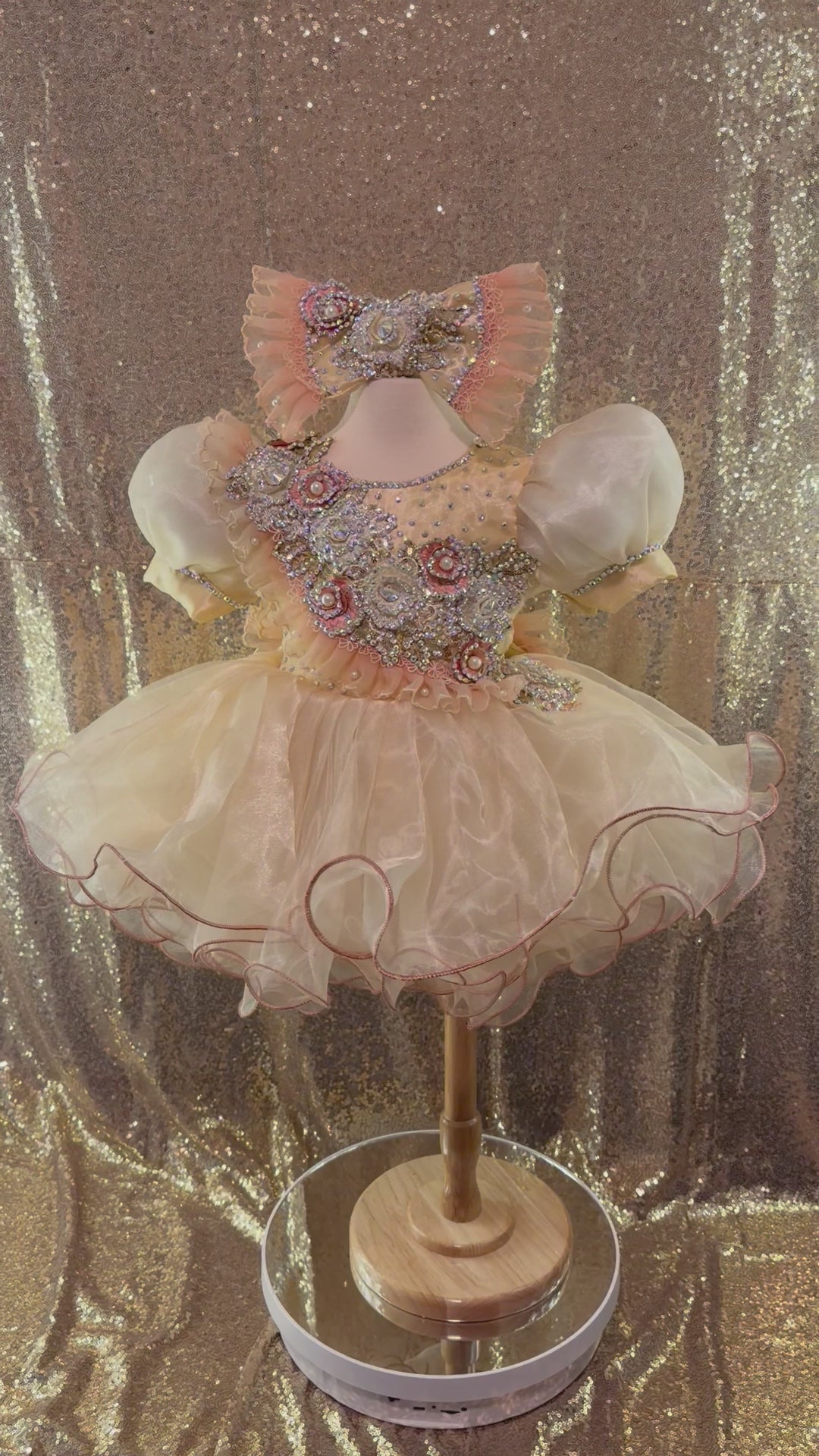 Golden Rose Glow High Glitz 6/12 Months