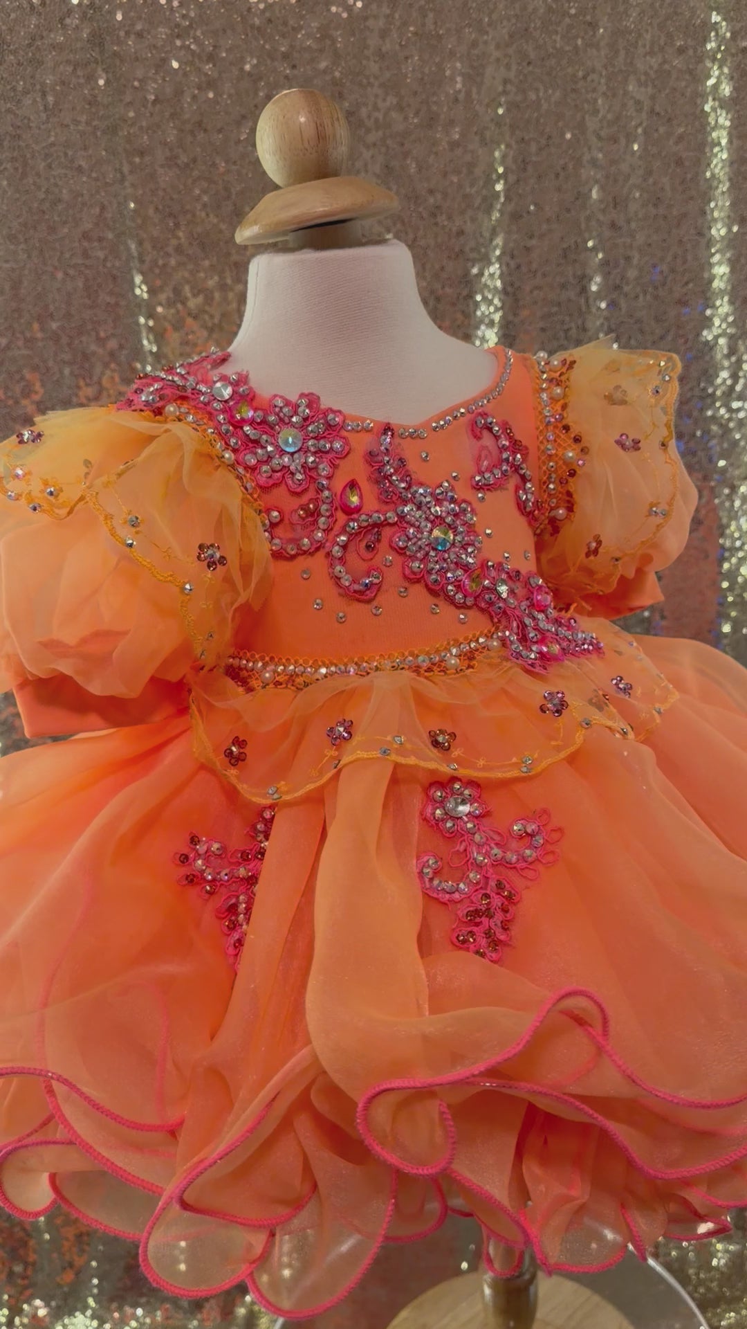 Peach Perfect Glow - High Glitz  9/18 Months