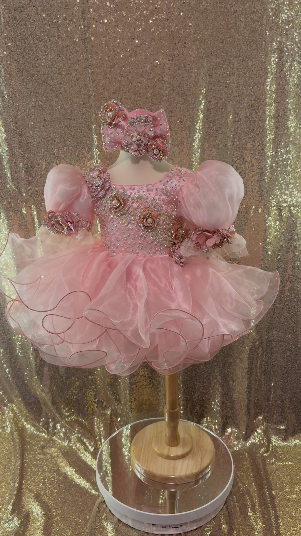 Pink Rose Reverie 6/12 Months