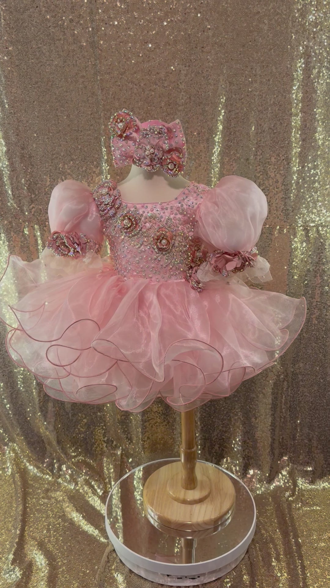 Pink Rose Reverie 6/12 Months