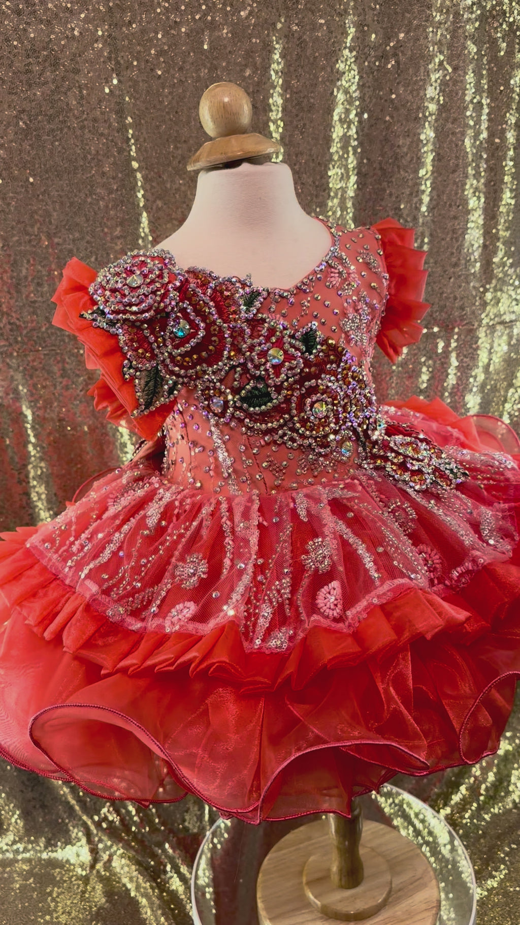 Coral Crown Radiance - 9–18 Months